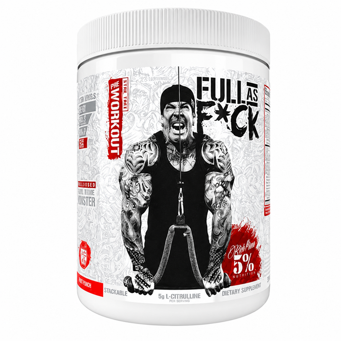5% Nutrition Full as F*ck Stim Free Pre-Workout 25 Servings