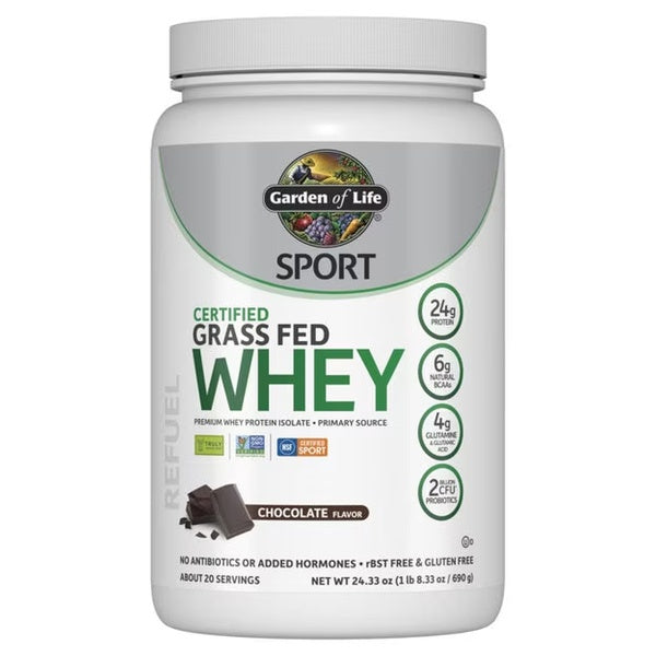 Garden Of Life Sport Certified Grass Fed Whey 20 Servings