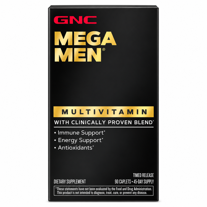 GNC Mega Men Multivitamin 90 Caplets