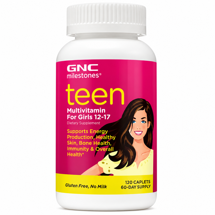 GNC Milestones Teen Girls Multivitamin 120 Caplets