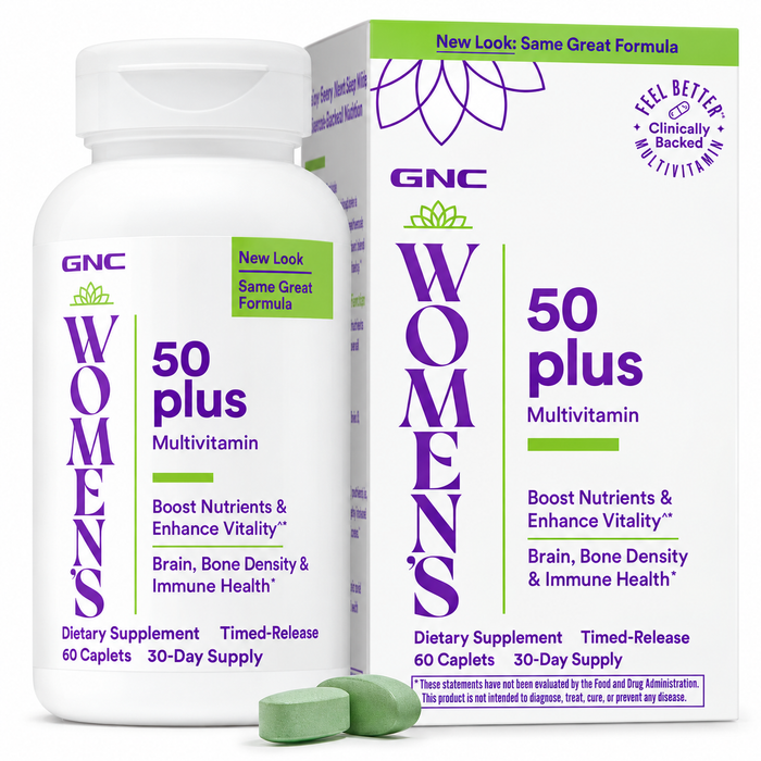 GNC Women's 50 Plus Multivitamin 60 Capsules
