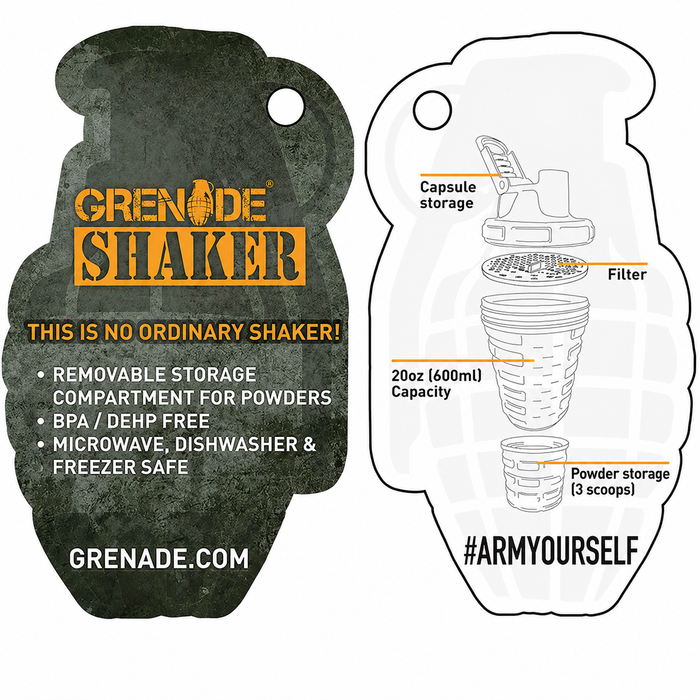 Grenade 20oz Shaker Bottle
