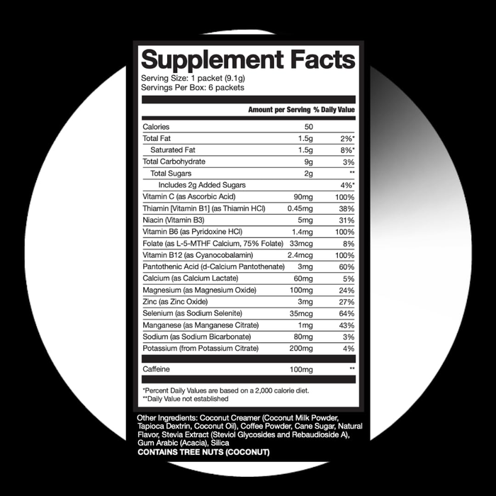 Halo Hydration Energy Electrolyte Drink Mix Singles 6pk