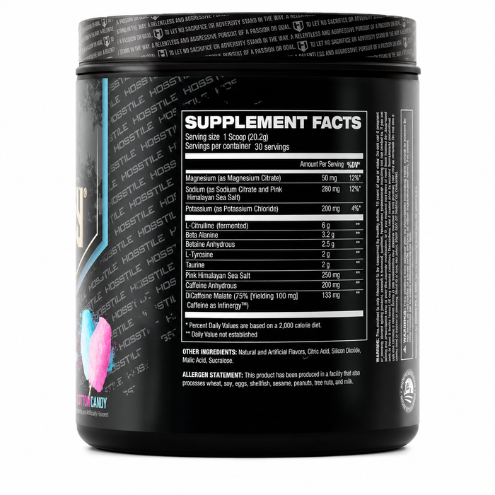 Hosstile Hosstility Foundation Entry Level Pre-Workout (30 Servings