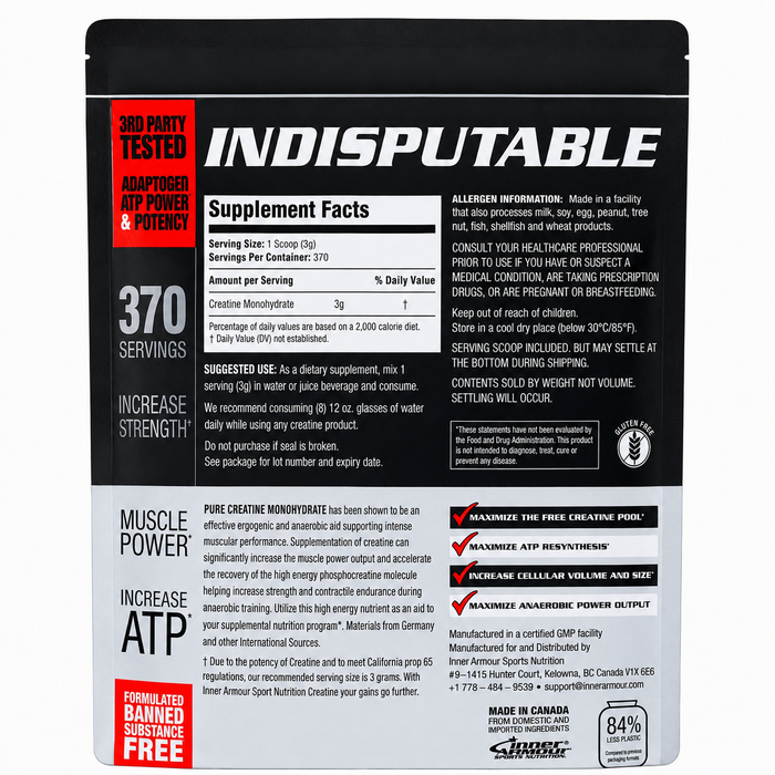 Inner Armour Creatine Monohydrate 370 Servings