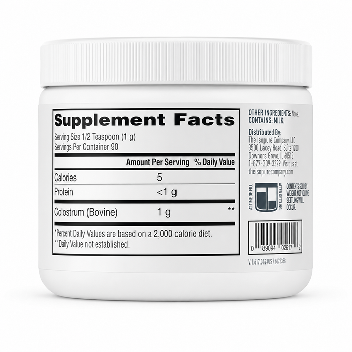 Isopure Colostrum 90 Servings