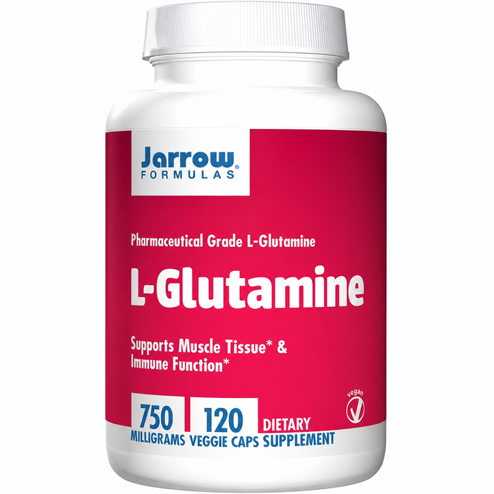 Jarrow Formulas L-Glutamine 750mg 120 Capsules