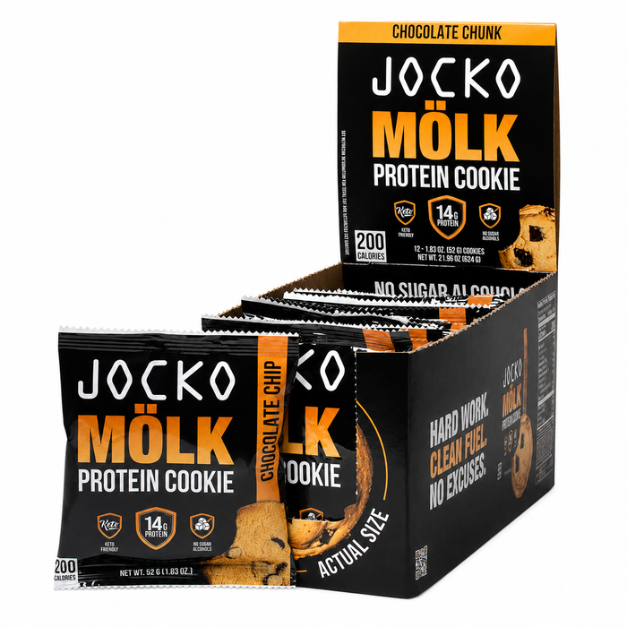 Jocko Fuel Molk Protein Cookies 12pk