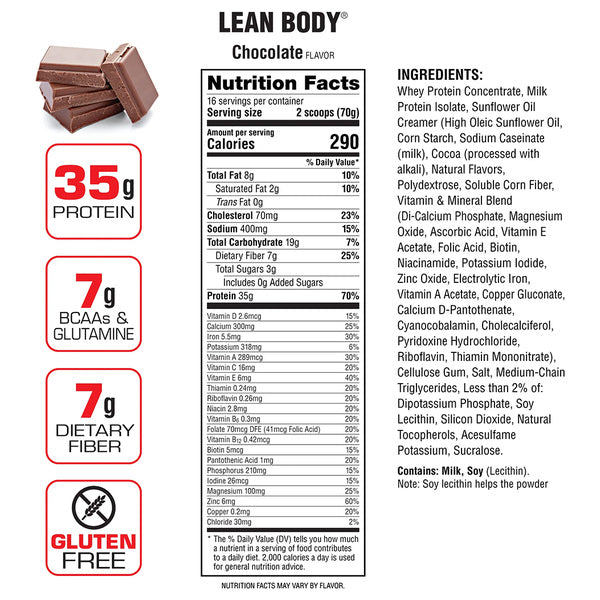 Labrada Lean Body Protein Shake 2.47lbs