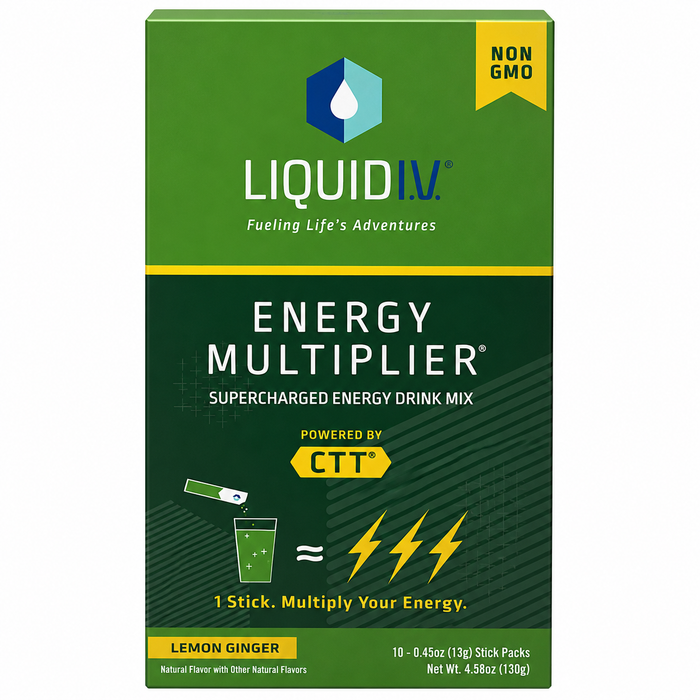 Liquid I.V. Energy Multiplier Drink Mix Stick Packs 10pk