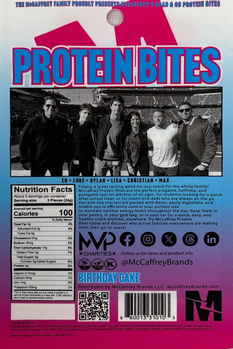 McCaffrey Protein Bites 4oz Bag