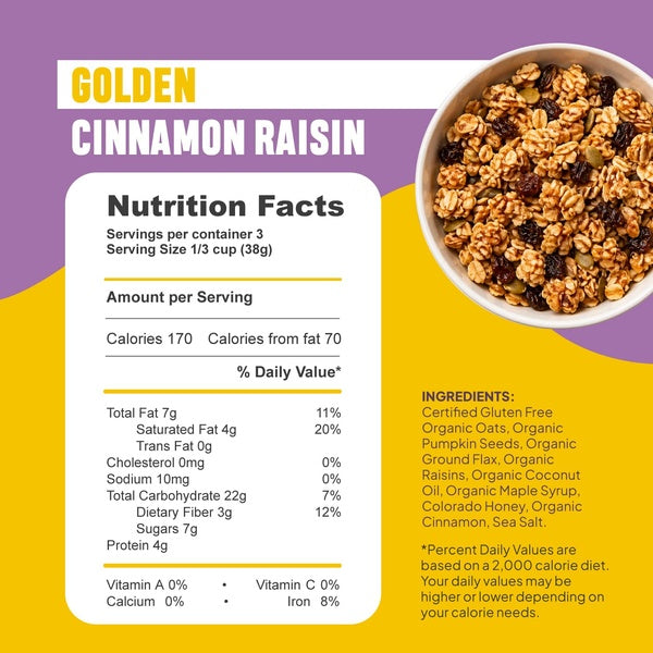 McCaffrey Rocky Mountain 4oz Granola 8 Pack