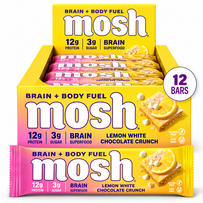 Mosh Brain & Body Fuel High Protein Bar 12pk