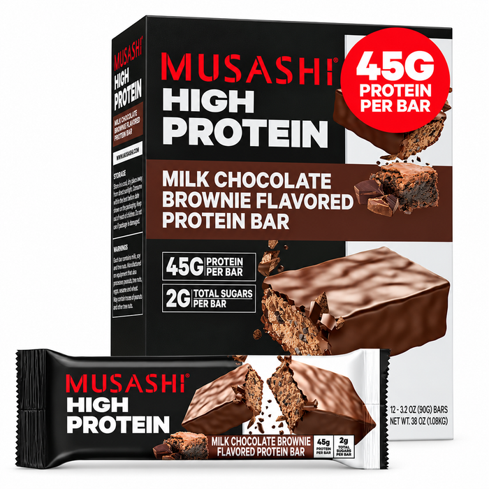 Musashi High Protein 90g Bars 12pk