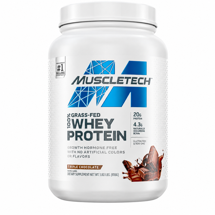 MuscleTech 100% Grass Fed Whey 1.8lbs