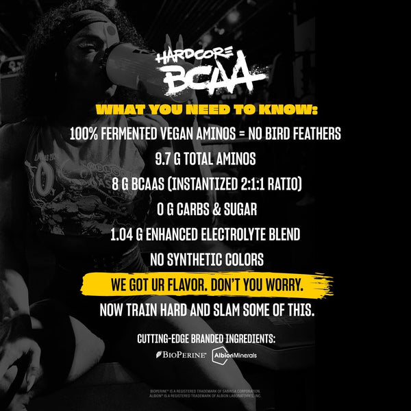 Mutant Hardcore BCAA 30 Servings
