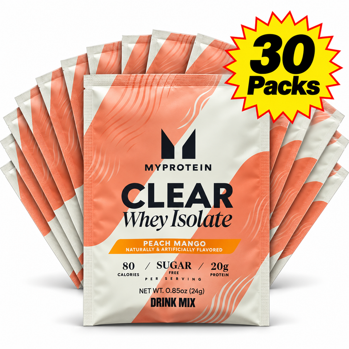 MyProtein Clear Whey Isolate Singles 30pk