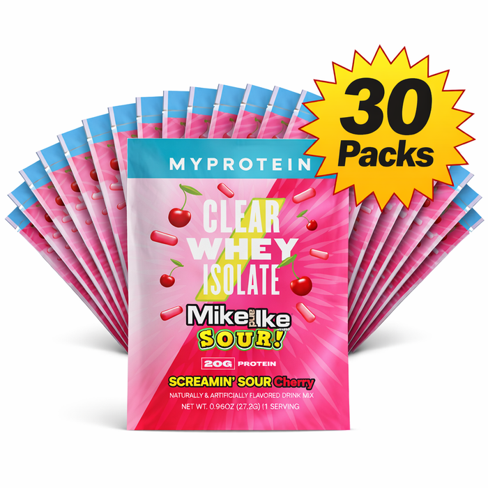 MyProtein Clear Whey Isolate Singles 30 Pack