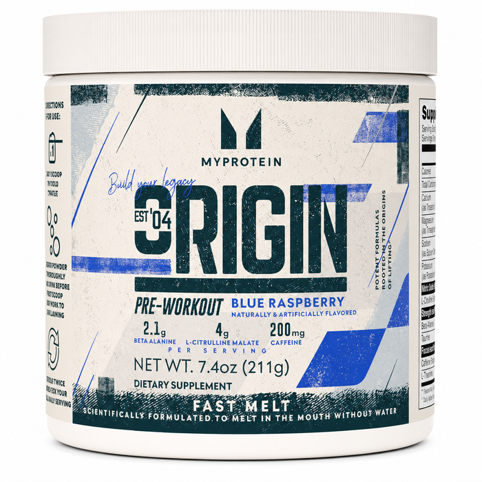 MyProtein Fast Melt Origin Pre-Workout 18 Servings
