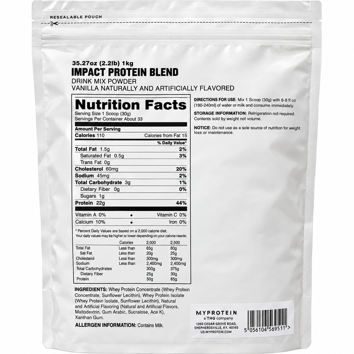 MyProtein Impact Protein Blend 2.2lbs