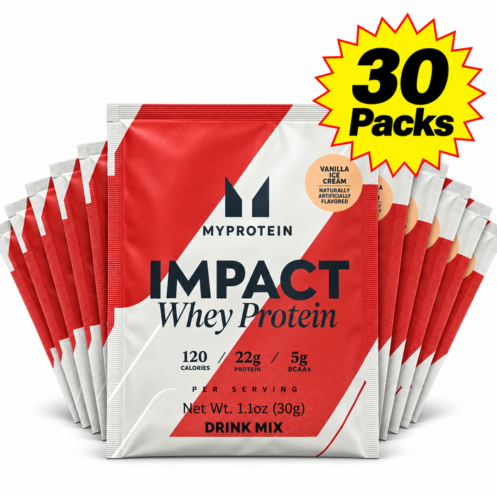 MyProtein Impact Whey Protein Singles 30pk