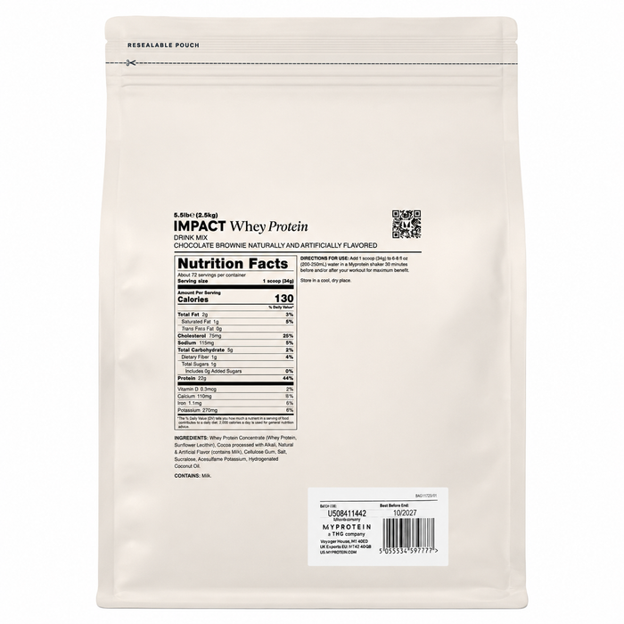 MyProtein Impact Whey Protein 5.5lbs