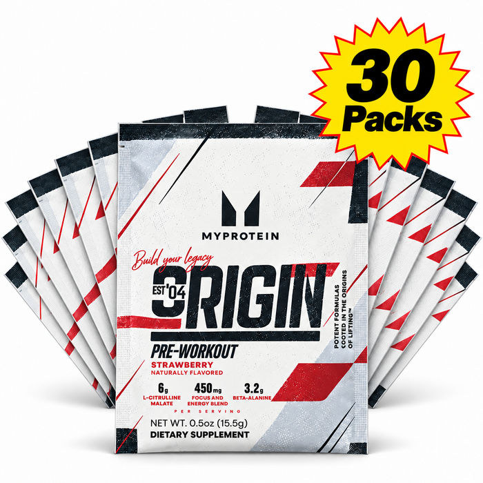 MyProtein Origin Pre-Workout Singles 30pk