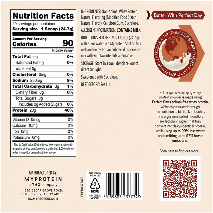 MyProtein Whey FWRD Animal Free Protein 20 Servings