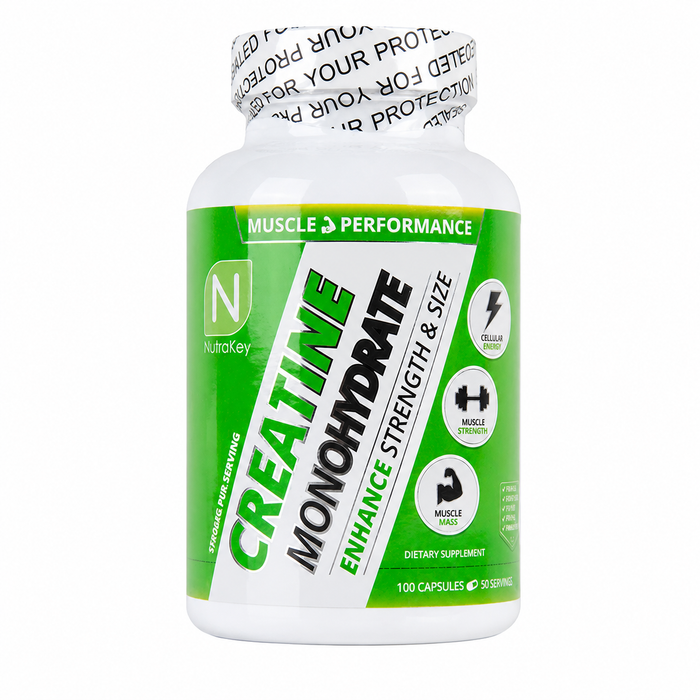 Nutrakey Creatine Monohydrate 100 Capsules