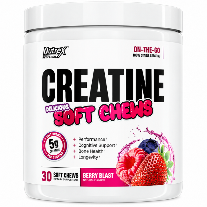 Nutrex Creatine Delicious Soft Chews 60 Count