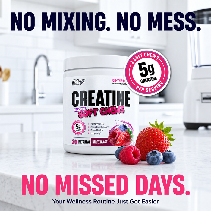Nutrex Creatine Delicious Soft Chews 60 Count