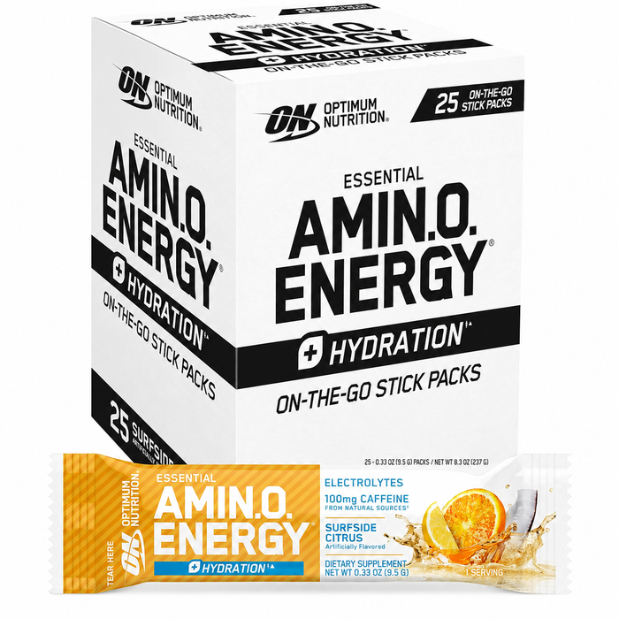 Optimum Nutrition Amin.o Energy Hydration Stickpacks 25 Servings