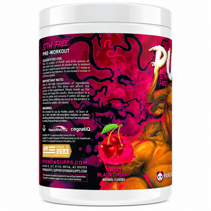 Panda Pump Stim Free 40/20 Servings