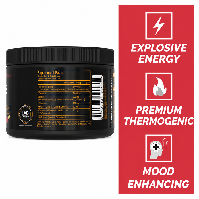 PEScience Alphamine Thermogenic Pre-Workout 30 Servings