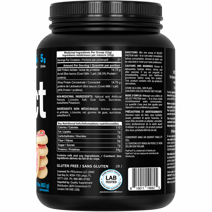 PEScience Select Whey Protein 27 Servings