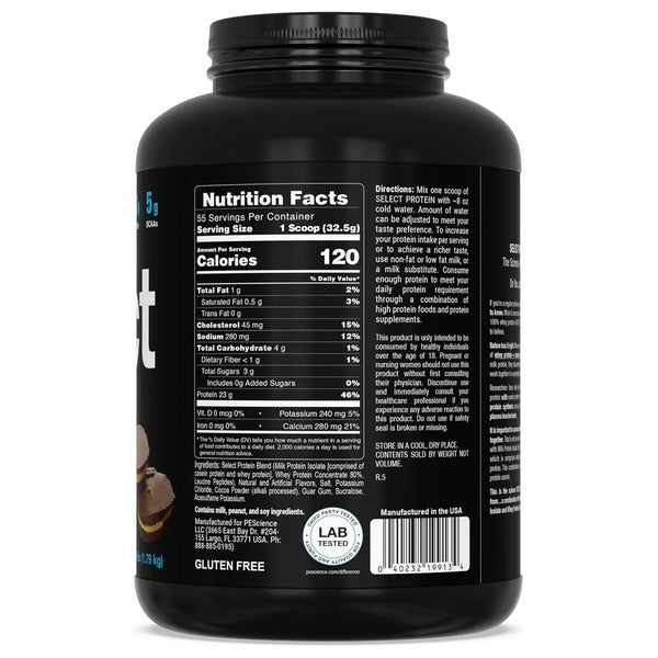 PEScience Select Whey Protein 55 Servings