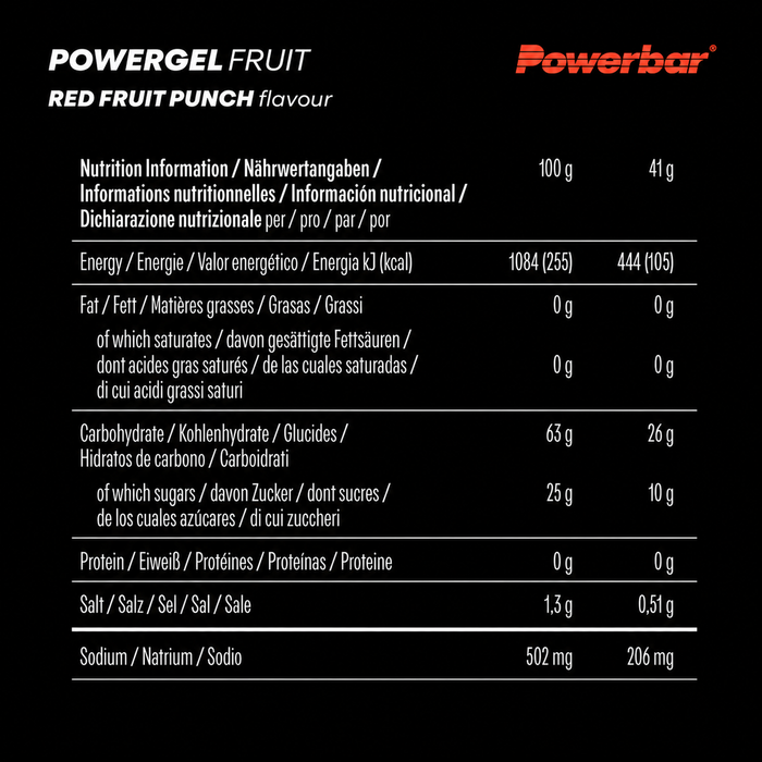 PowerBar 41g PowerGel Fruit 24pk