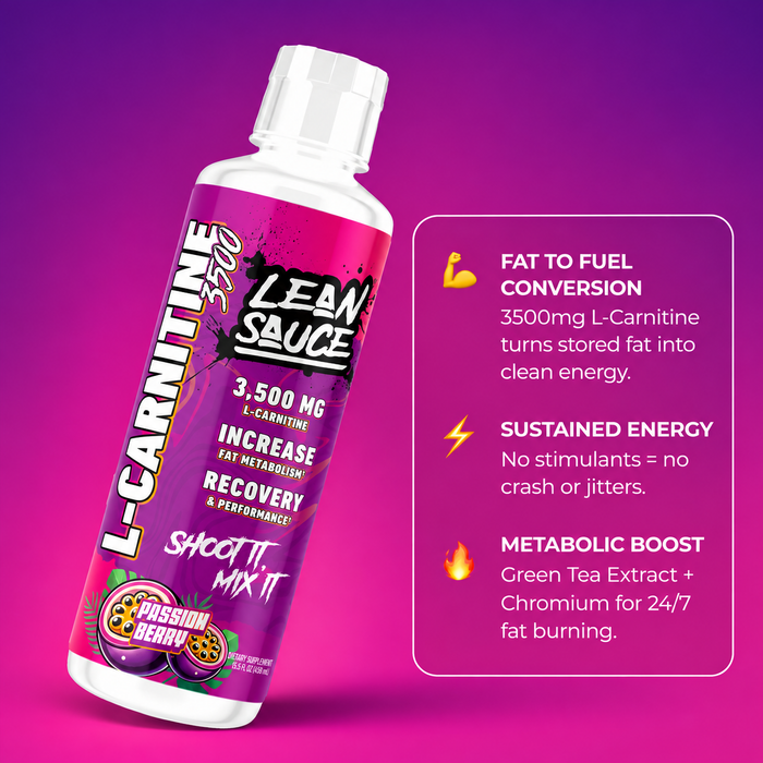 Pump Sauce Lean Sauce 3500 L-Carnitine 31serv