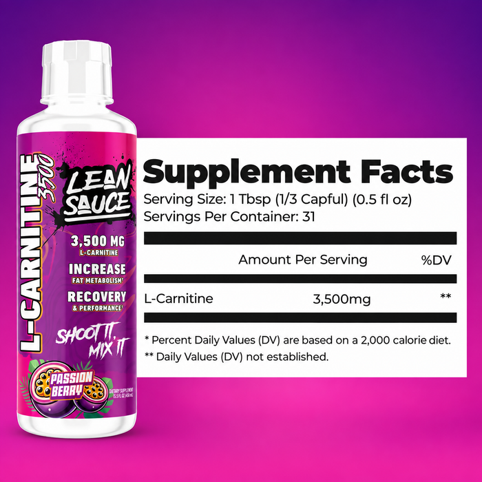 Pump Sauce Lean Sauce 3500 L-Carnitine 31serv