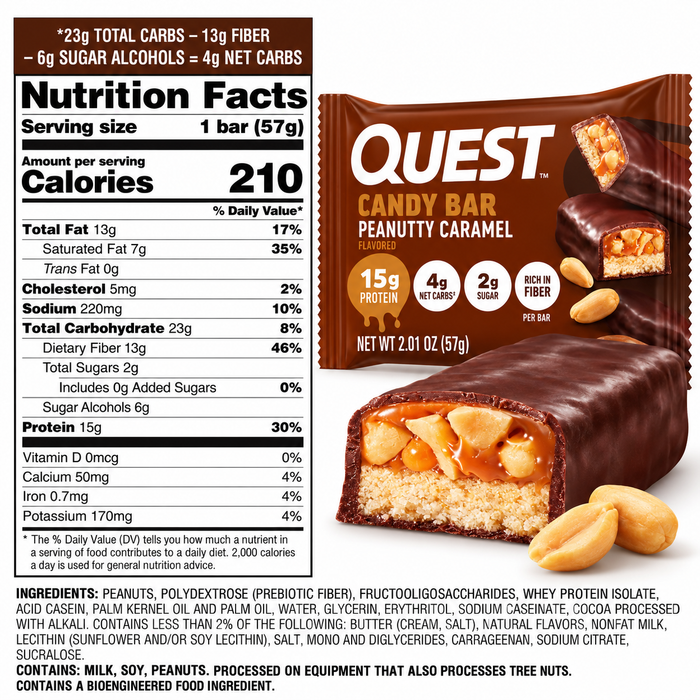 Quest Protein Candy Bars 12pk