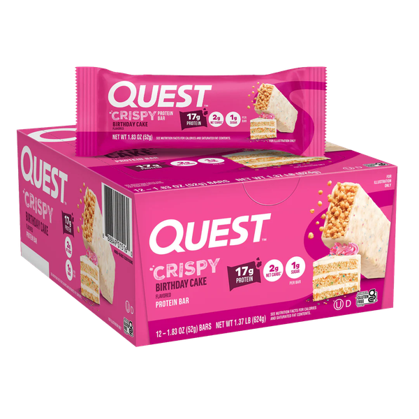 Quest Hero Crispy Protein Bars 12pk