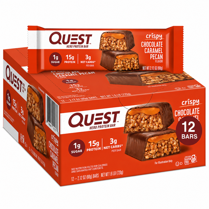 Quest Hero Crispy Protein Bars 12pk