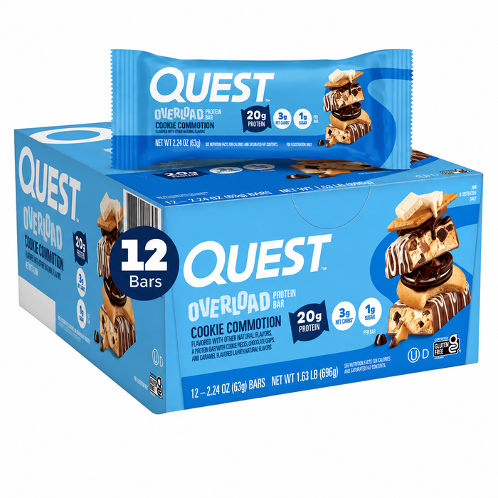 Quest Overload Protein Bars 12pk