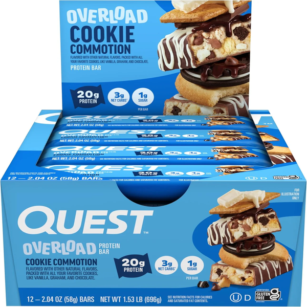Quest Overload Protein Bars 12pk