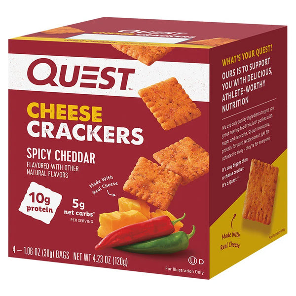 Quest Protein Cheese Crackers 4pk
