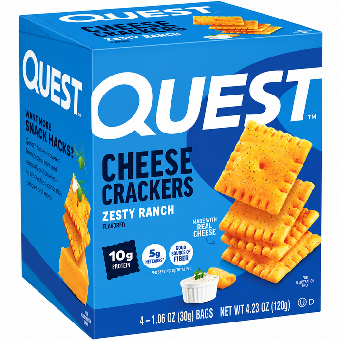 Quest Protein Cheese Crackers 4pk