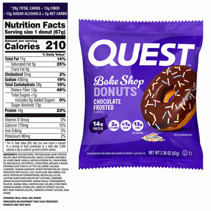 Quest Bake Shop Protein Donuts 9pk