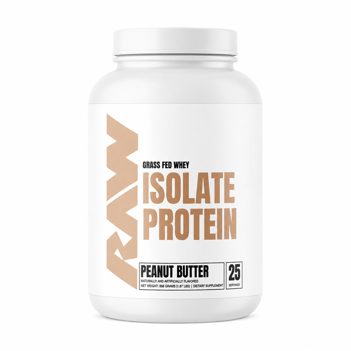 Raw Nutrition Grass Fed Whey Isolate Protein 25 Servings