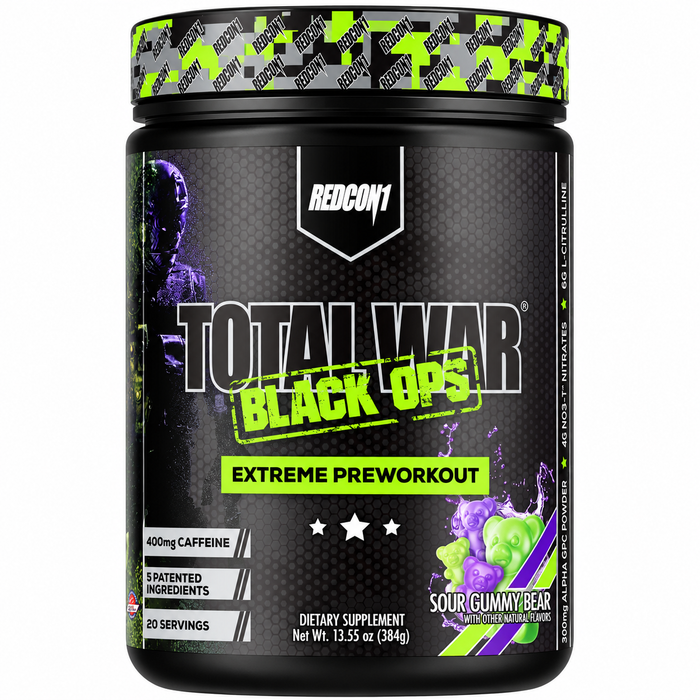 Redcon1 Total War Black Ops Extreme Preworkout 20 Servings