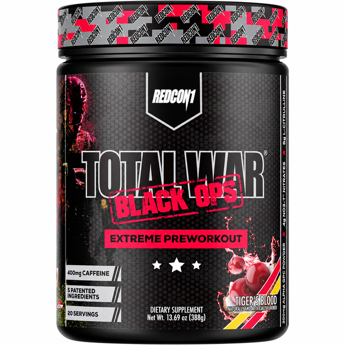 Redcon1 Total War Black Ops Extreme Preworkout 20 Servings